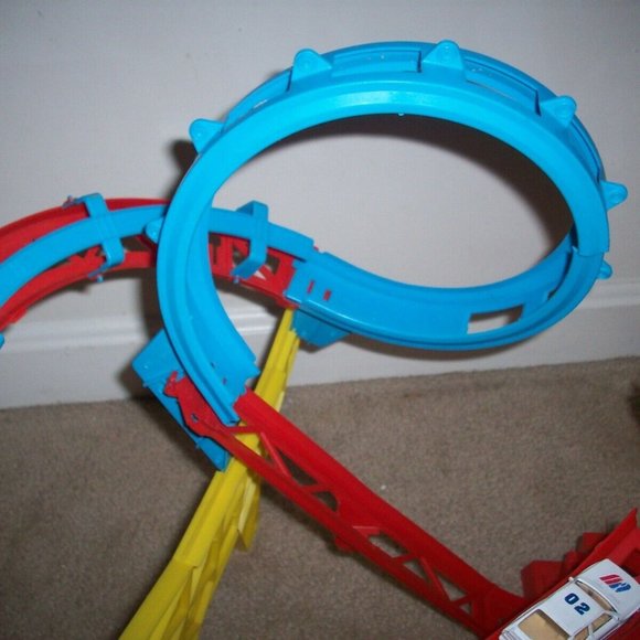 Vintage 1978 Durham's Motorized Daredevil Stunt Track Toy Car Tracks Non Working - Picture 5 of 11